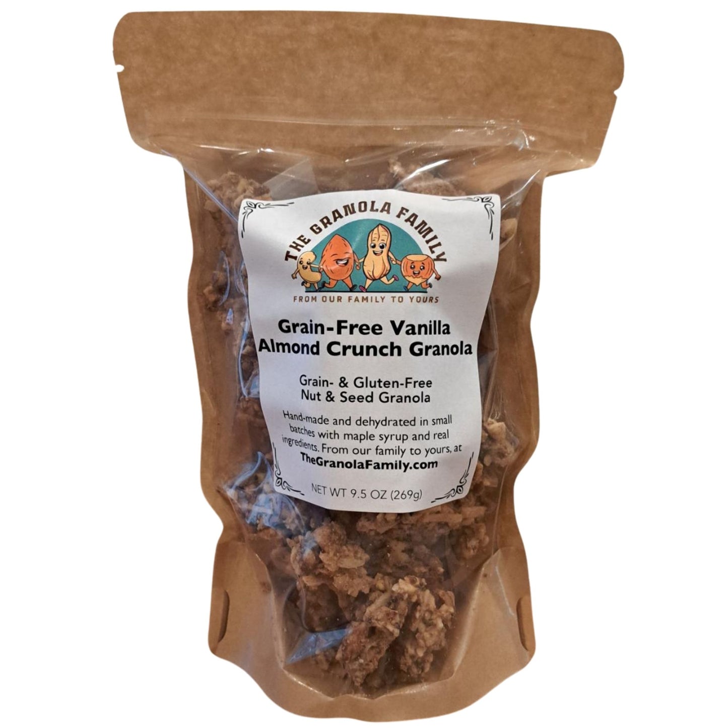 Grain-Free Vanilla Almond Crunch Granola