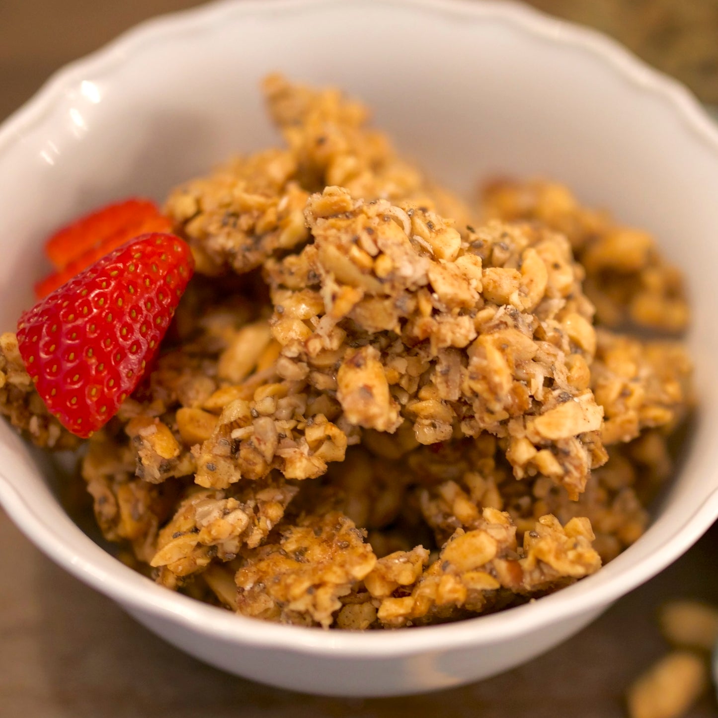 Grain-Free Peanut Brittle Granola